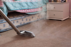 steaming carpet